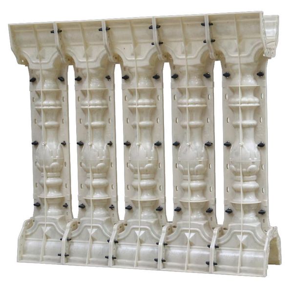 

fencing, trellis & gates design abs plastic concrete pillar mould 4 baluster mold