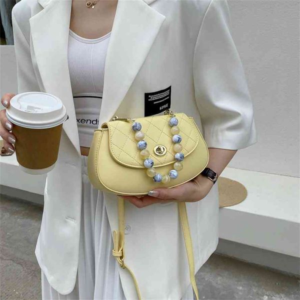 

women's new 2021 crystal ball portable small square bag
