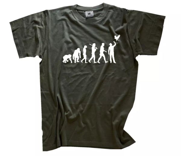 

standard edition falconer ii hunting falke evolution t-shirt s-xxxl, White;black