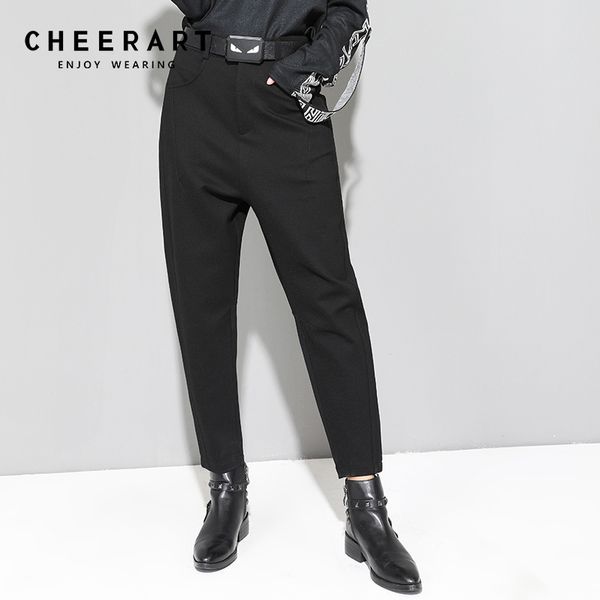 Lápis calças compridas mulheres preto espessa spandex stretch calças high street moda 210427