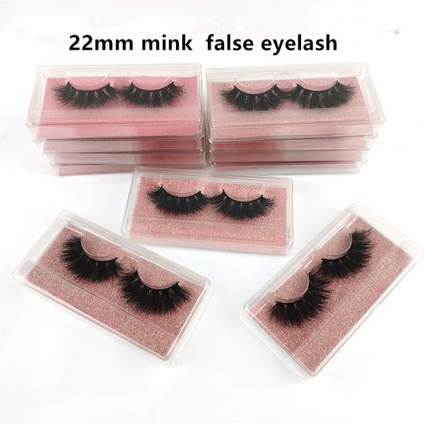 

10sets eyelash dhl cruelty / 16 stlyes 5d/6d 100% siberian realmink fur lash 22mm long mink eyelashes