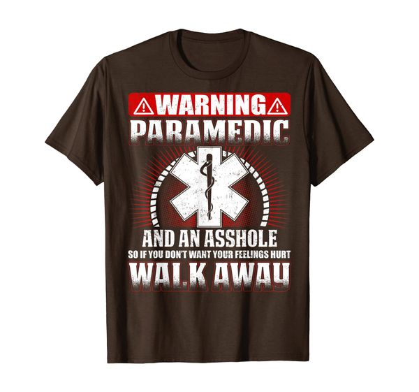 

warning i'm a paramedic want your feelings hurt t-shirt, White;black
