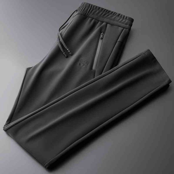 

plush thickened elastic casual loose straight men's sweat large autumn winter 35, Blue