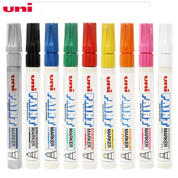 

gel pens 6 pcs/lot mitsubishi uni px-20 paint pen for vehicle tire