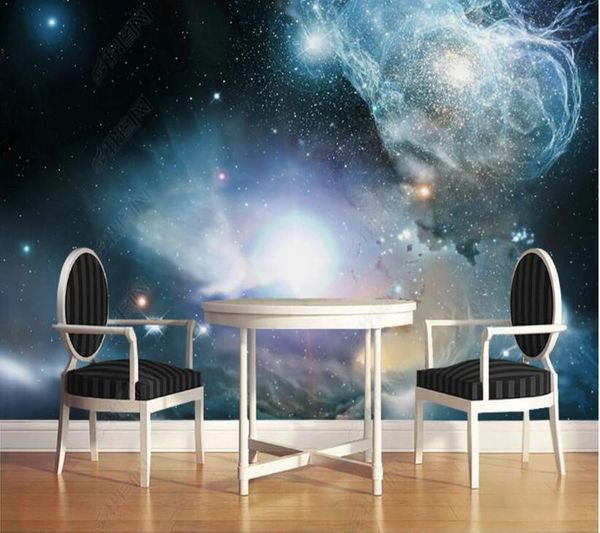 

wallpapers papel de parede beautiful starry tv background wall 3d wallpaper mural,living room home decor