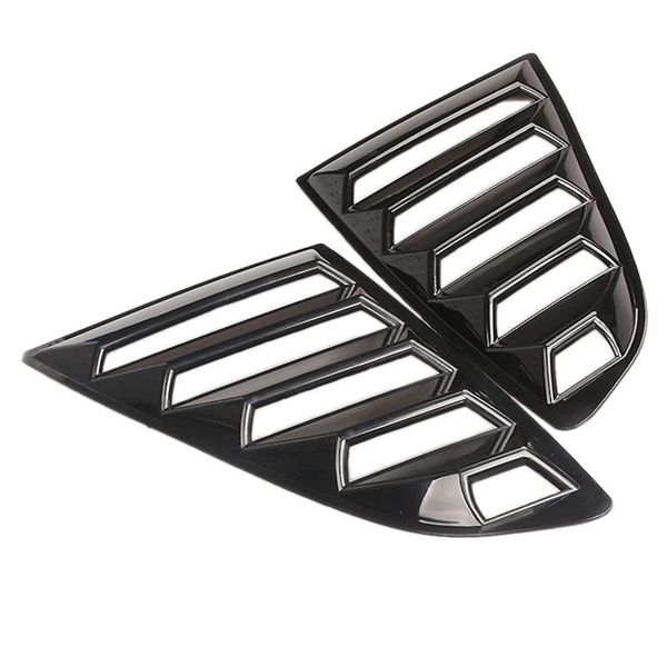 

rear quarter window louvers scoops spoiler car side scoop cover for mustang 2021-2021 sunshade