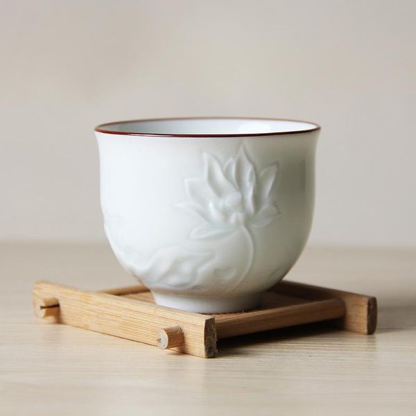 

cups & saucers ceramic porcelain tea cup with traditional chinese embossed water lily painting t28142354c