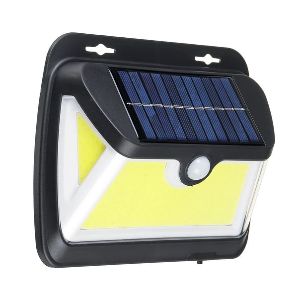 

163 cob led solar light motion sensor pir waterproof safety outdoor garden household accessories