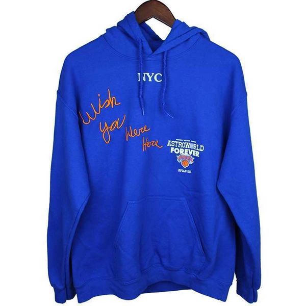 

travis fashion outlet 21ss scott cactus jack msg knicks hoodie yang men, Black