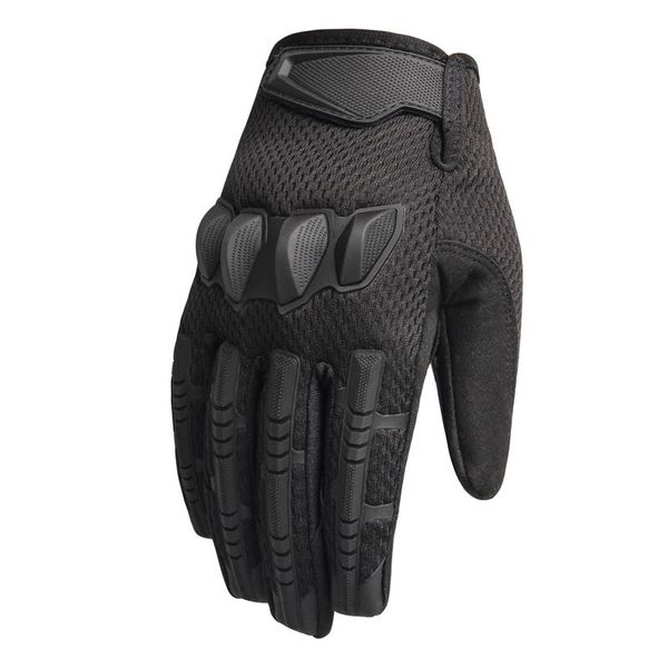 

fashion hard shell hiking gloves designer multi color camouflage sports glove men ventilation eyelet motorcycle mittens, Black