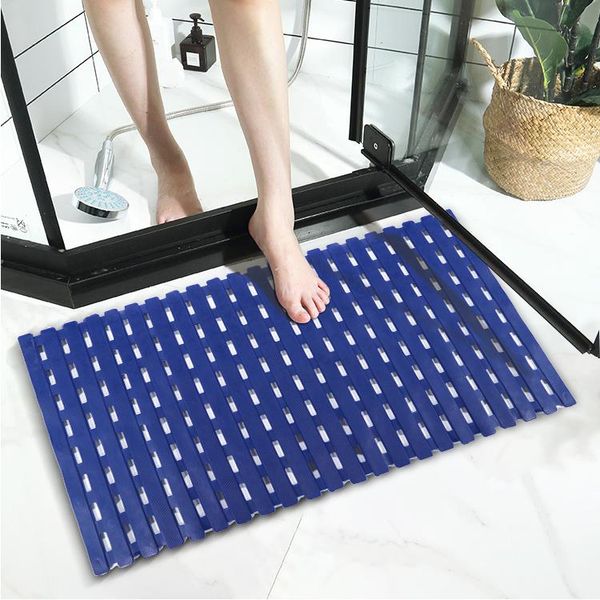 

bath tub shower mat 78x35 cm non-slip, bathtub with suction cups, machine washable bathroom mats drain holes