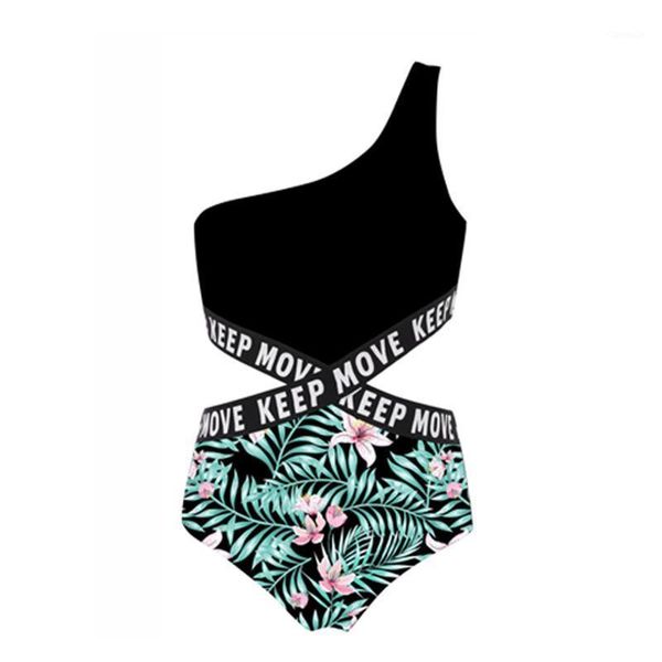 

one-pieces 4-16y kids toddler baby girl letter printed swimsuit swimwear monokini one piece children bathing suit bikini swimming beachwear, Black