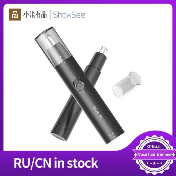 

electric nose & ear trimmers showsee trimmer universally portable mini nasal hair noiseless vibrissa removal clipper care tool