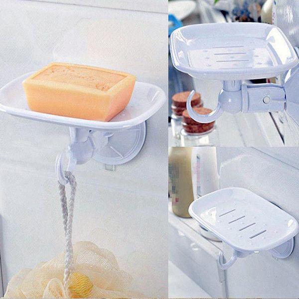 

bath accessory set durable suction cup plastic-wall soap holder dish basket tray bathroom shower accessories for home