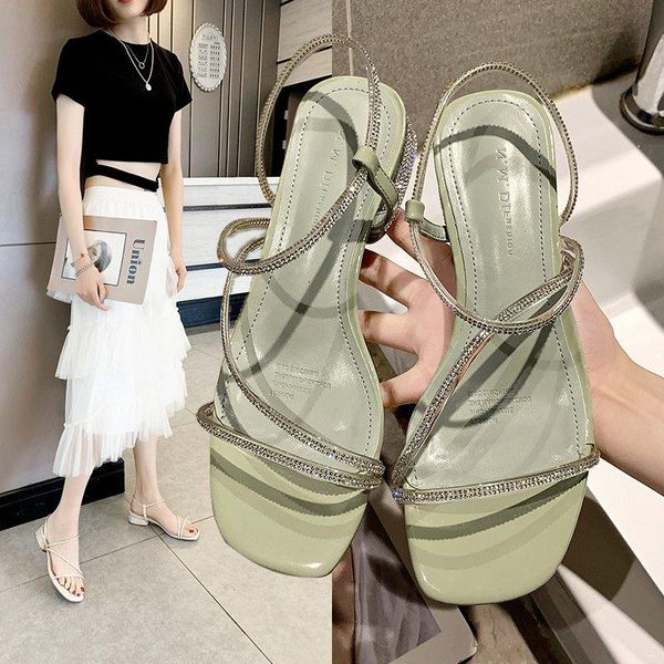 

sandals xixiyipin fashion thin thong high heels women cross-strap casual shoes for buckle strap, Black