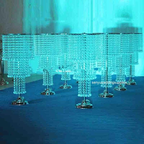 

party decoration 60cm tall 10pcs )tall crystal wedding flower stand table centerpiece event
