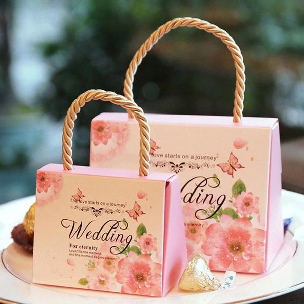 

gift wrap 50 pcs romantic wedding paper handbag party & events candy box chocolate bag colorful birthday package supplies