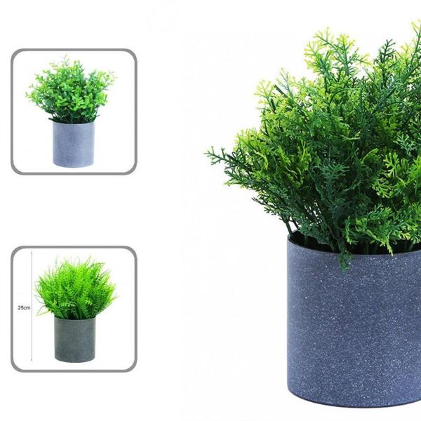 

decorative flowers & wreaths useful fade-less green simulation potted plant artificial landscape full of vitality