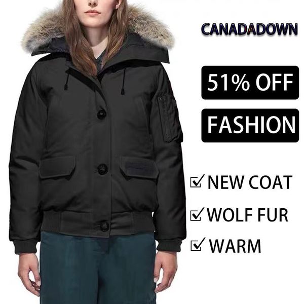 

dhl down jacket winter fur coat clothing fashion design quality good zipper womens long sleeves casual slim outdoor hood thick warm coat, Black