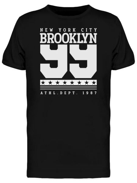 

nyc athl dpt 1987 men's tee -image by shutterstock, White;black