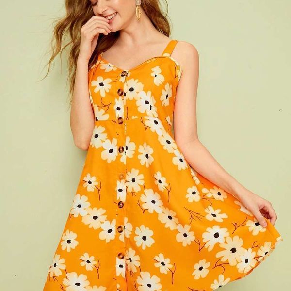 

casual wind summer dresses fire fashion floral dress hh, Black;gray