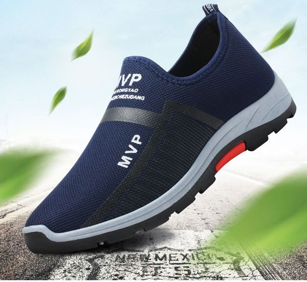 

summer mesh men shoe lightweight sneakers mens fashion casual walking shoes breathable slip on mens loafers zapatillas hombre