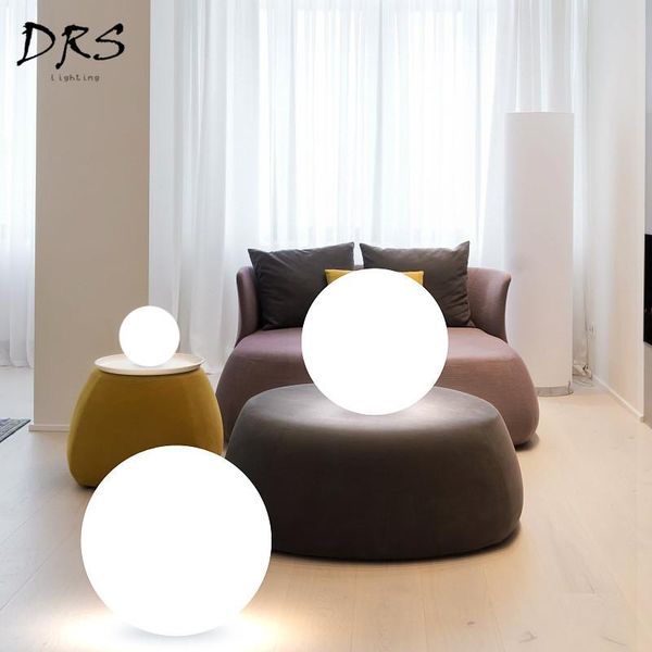 

nordic ins color floor lamp led luminous ball waterproof charging outdoor courtyard lampadaire lamps