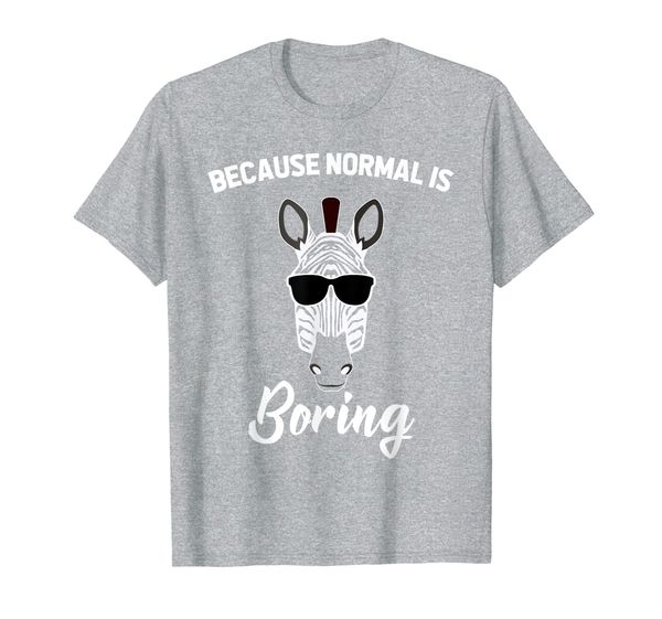 

funny zebra wearing sunglasses stripes t-shirt, White;black