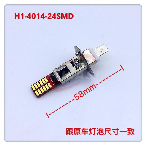 

car headlights led fog lamp h1-4014-24 with constant current original bulb