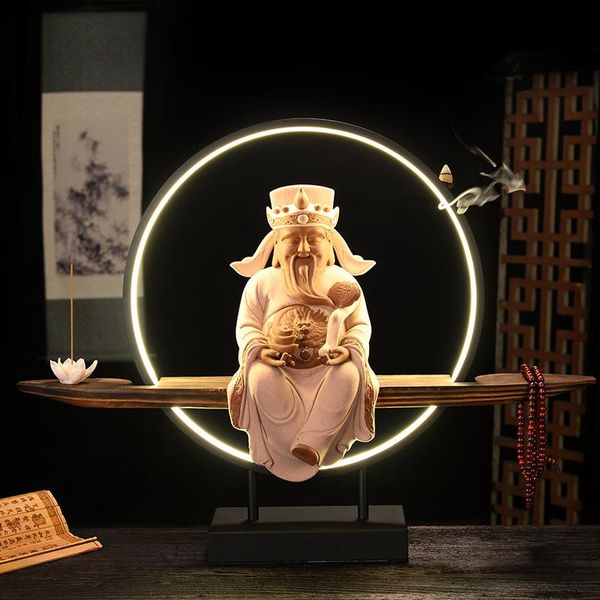 

stick holder light modern incense burner led arabic style bruleur bougie smoke fountain fragrance lamps