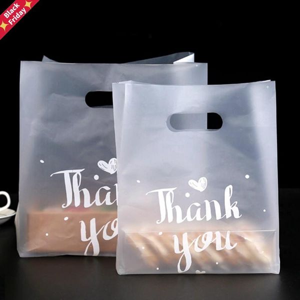 

thank you plastic gift bags, shopping retail party favor bag 50pcs/lot wrap