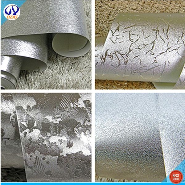 

wallpapers sliver background wall reflective wallpaper living room project foil ceiling-european drawing ktv dzas-cj