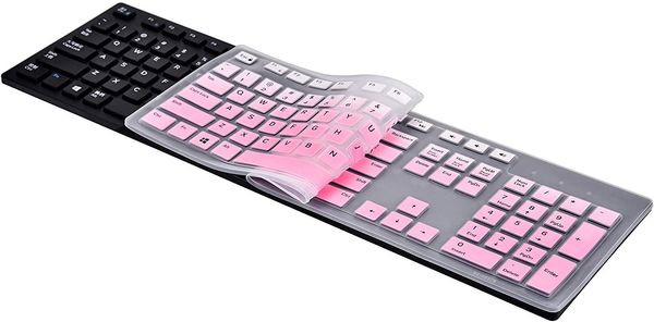 

keyboard covers cover for km636 kb216 & optiplex 5250 3050 3240 5460 7450 7050 pc waterproof protector skin