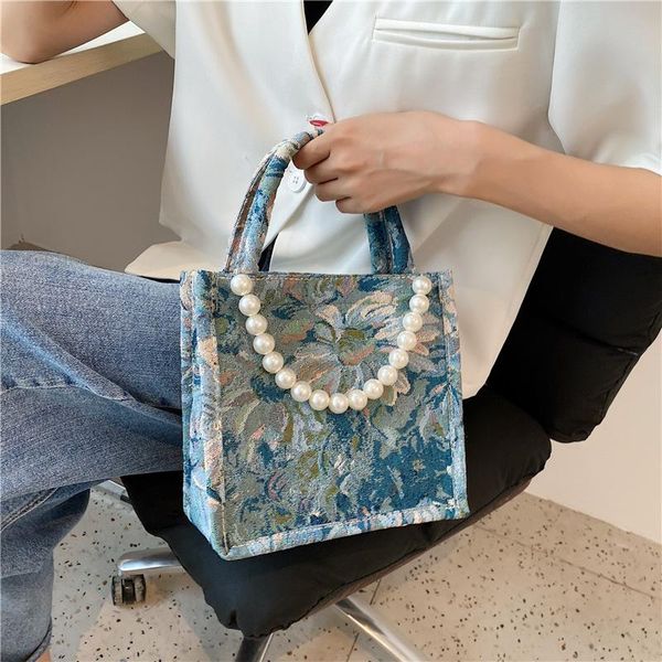 

evening bags women's bag painted handbag fashion pearl shoulder girl