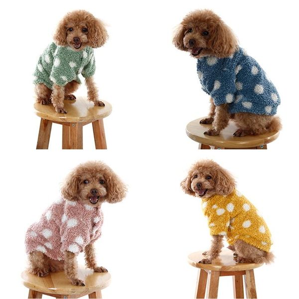 

dog apparel winter clothespet dogs warm t-shirt clothing pet for chihuahua pullover sweater outfits