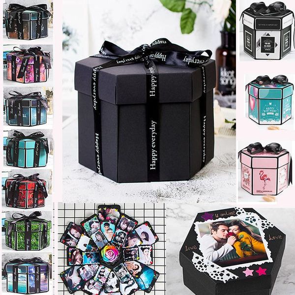 

gift wrap 12 colors surprise party's love explosion box for anniversary scrapbook diy po birthday christmas