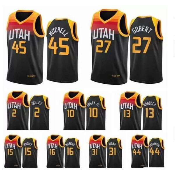 

print men's women kids jersey black uniform rudy 27 gobert jerseys basketball ricky 3 rubio jae 99 crowder derrick 15 favors joe 2 ingl, Black;red