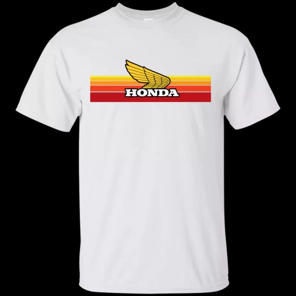 

Retro, Honda, Wing, Logo, Racing, Motorbike, Automotive, T-shirt, Jersey, White;black