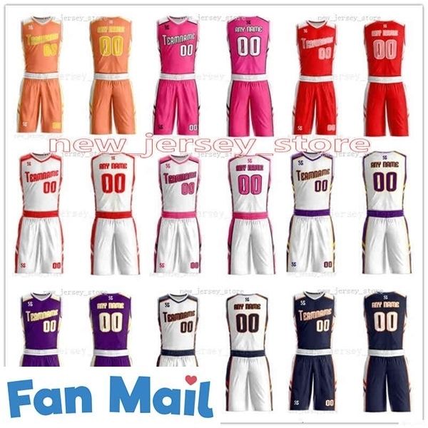 

customize any name any number man women girl youth kids boys basketball jerseys sport shirts as the pictures you offer aa0099, Black;red