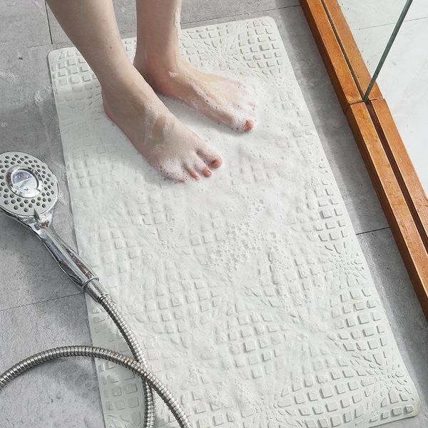 

cushion/decorative pillow tasteless pvc rubber anti-slip waterproof bath mat floor carpet bathroom shower room with bottom suction cups
