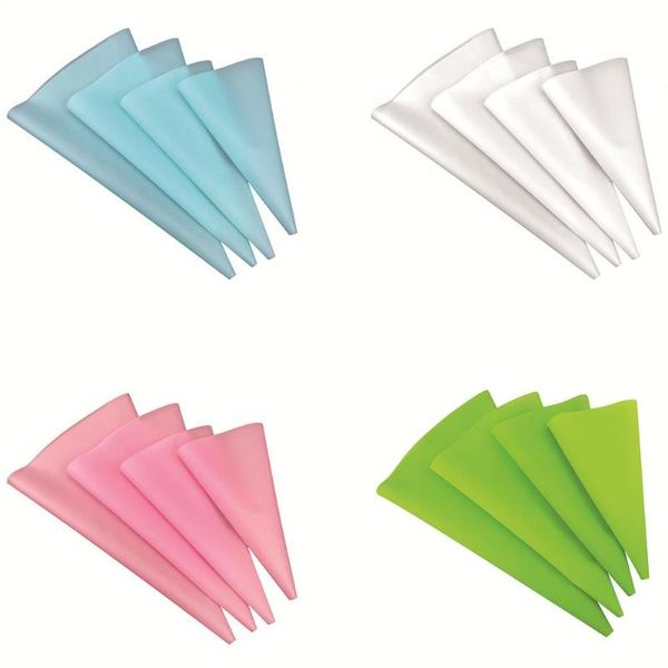 

pcs confectionery bag silicone icing piping cream pastry eva cake nozzle diy baking decorating tools &