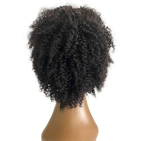

synthetic curly wig natural afro kinkys wig short curly women wig with bangs wigs for black women fashion daily usefactory direct