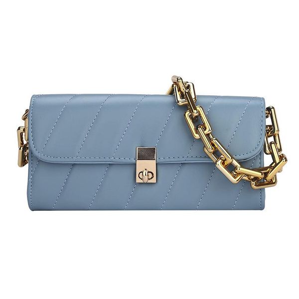 

evening bags luxury texture 2021 simple and fashionable design lady chain shoulder bag underarm messenger baguette