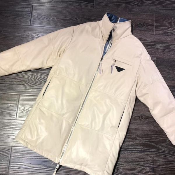 

women's leather & faux genuine down coat women real sheep, Black