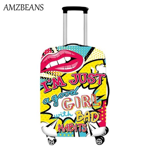 

toiletry kits amzbeans store creative lip series high elasticity travel leather cover protective luggage organizers