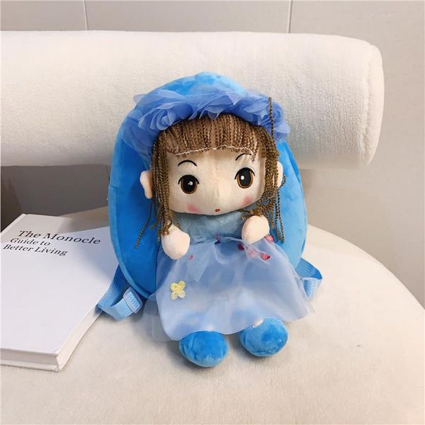 

style cute stuffed plush doll backpack fashion philly fairy children bag little girl school for kids mochila bags