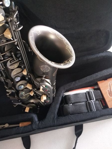 Sassofono contralto mi bemolle di alta qualità Strumenti musicali Suzuki Black Nickel Gold Super suonato di livello professionale