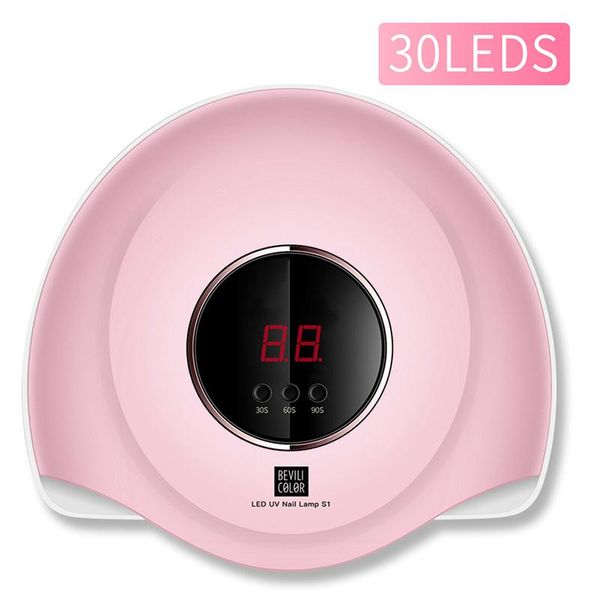 

nail lamp uv 30pcs led for manicure gel dryer lcd display drying polish auto sensor tools dryers