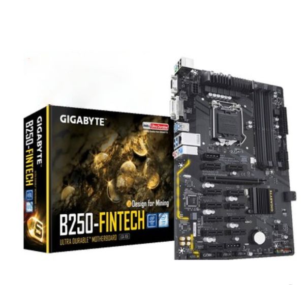 

gigabyte b250-fintech 12-card motherboard h110 1151 tb250 btc pro