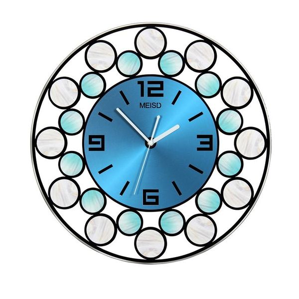 

wall clocks creative large silent watch fashion 3d round clock modern design home decor colorful hanging b50